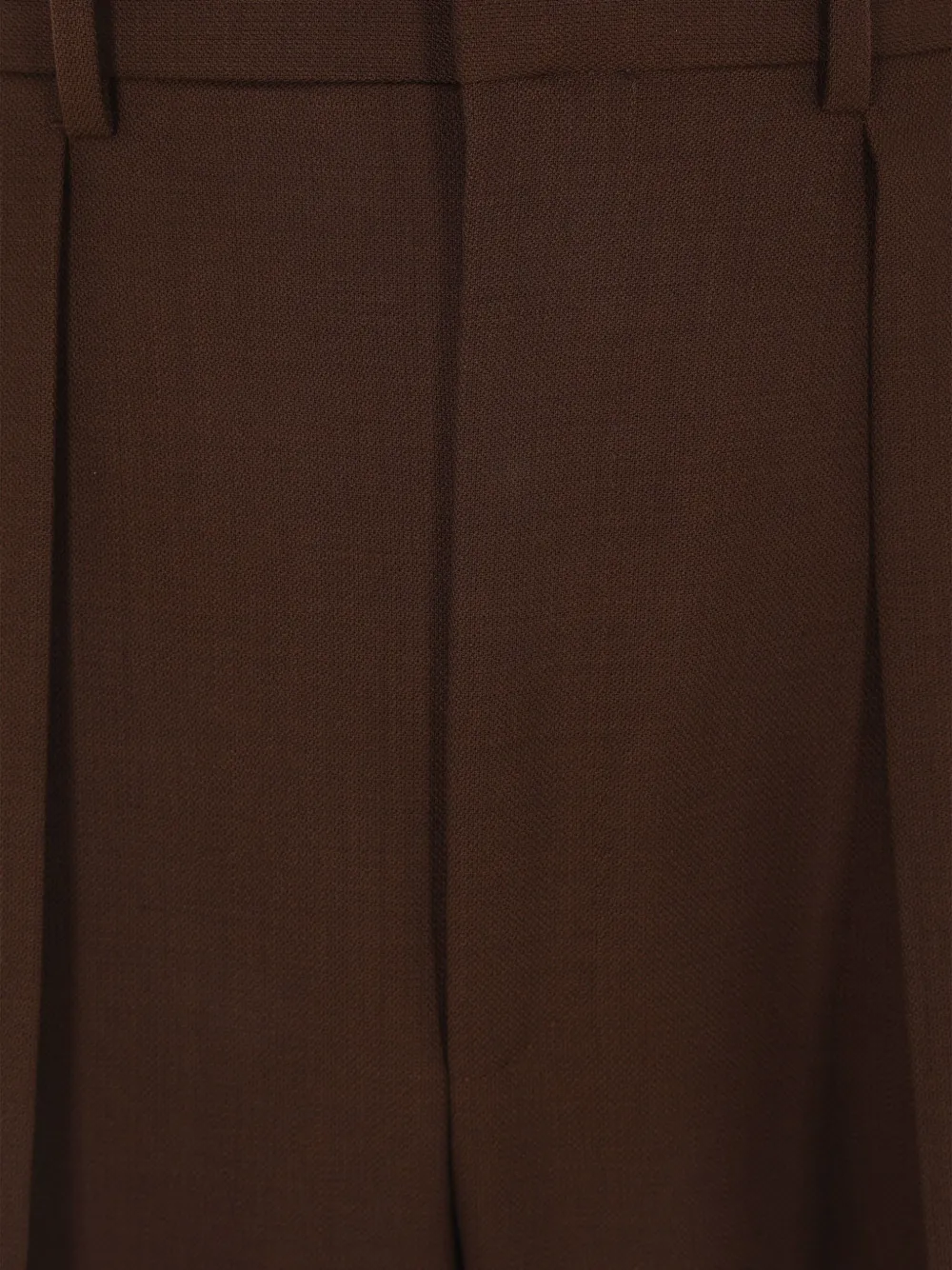 Tom Ford Pleated-front Wool Trousers In Brown