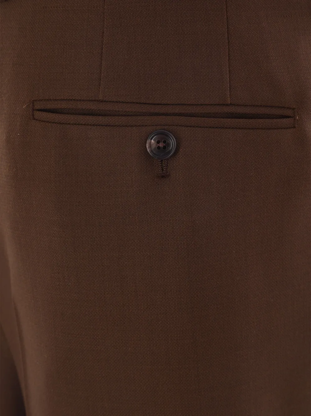 Tom Ford Pleated-front Wool Trousers In Brown