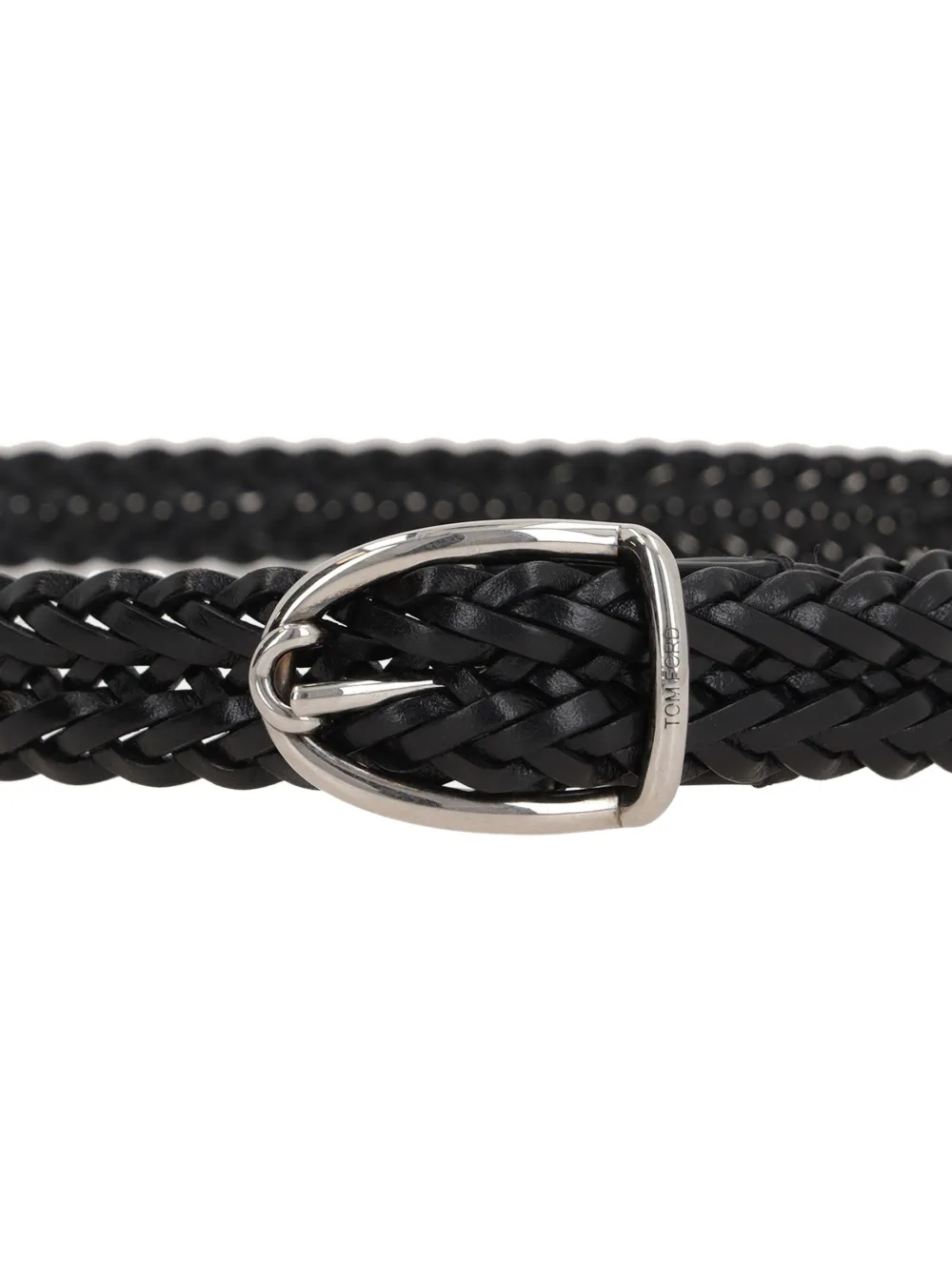 TOM FORD braided leather belt Zwart