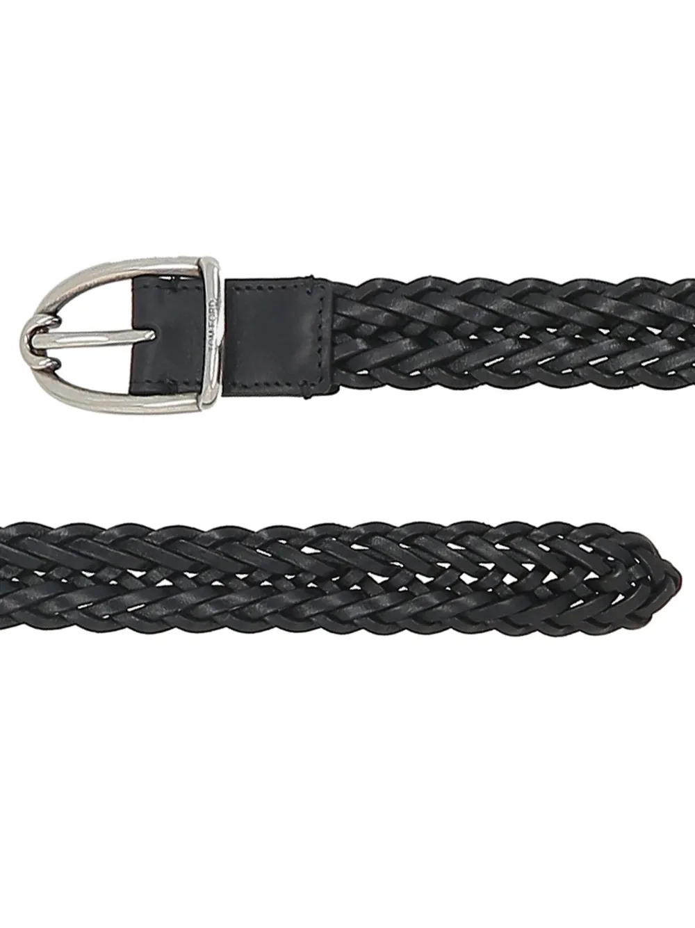 TOM FORD braided leather belt Zwart