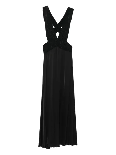 MARIUCCIA MILANO cross-strap midi dress