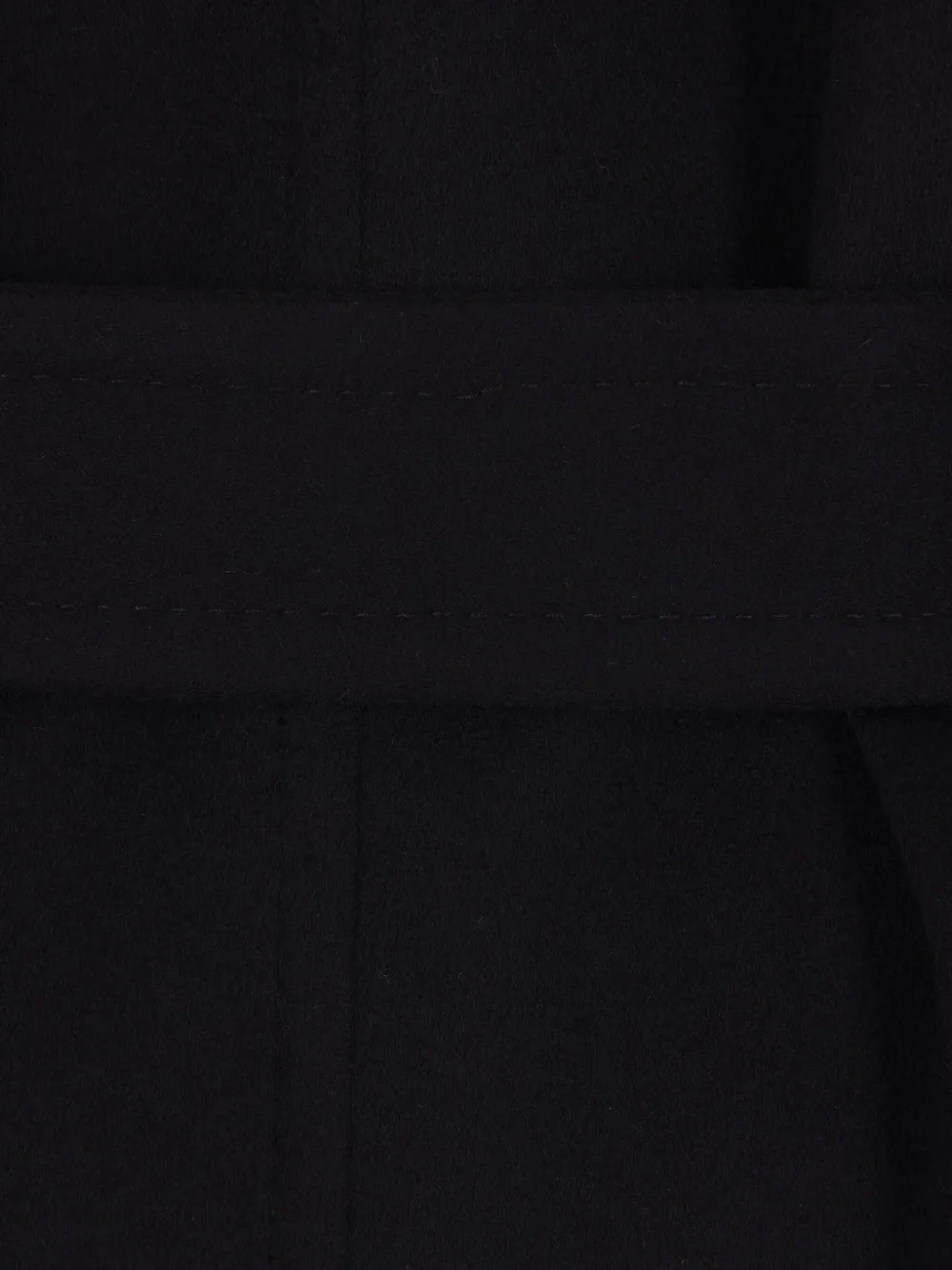 Tom Ford Double Splittable Wool Cashmere Shawl Coat Clothing In Black