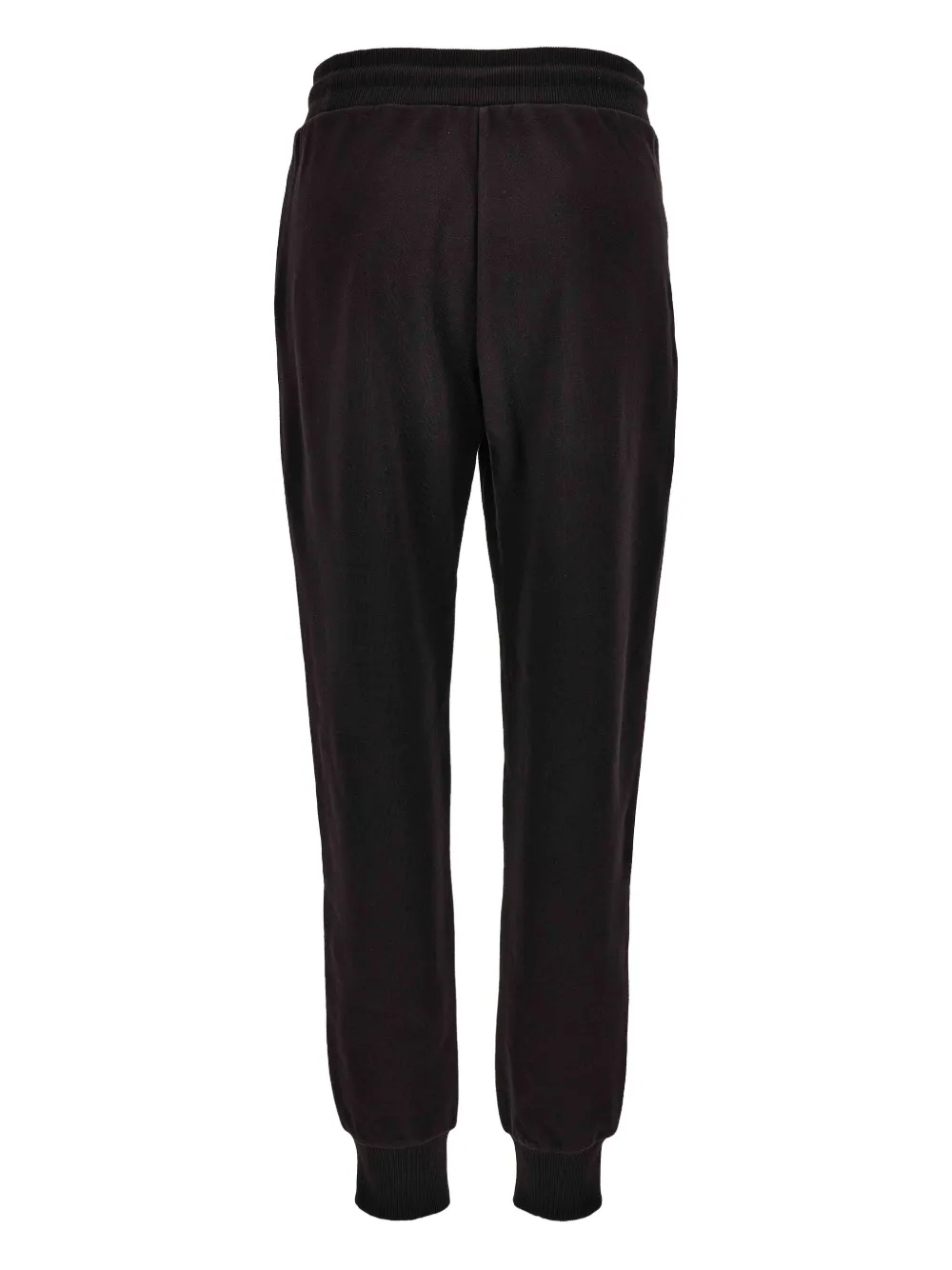 Versace Jeans Couture logo-plaque drawstring trousers Zwart