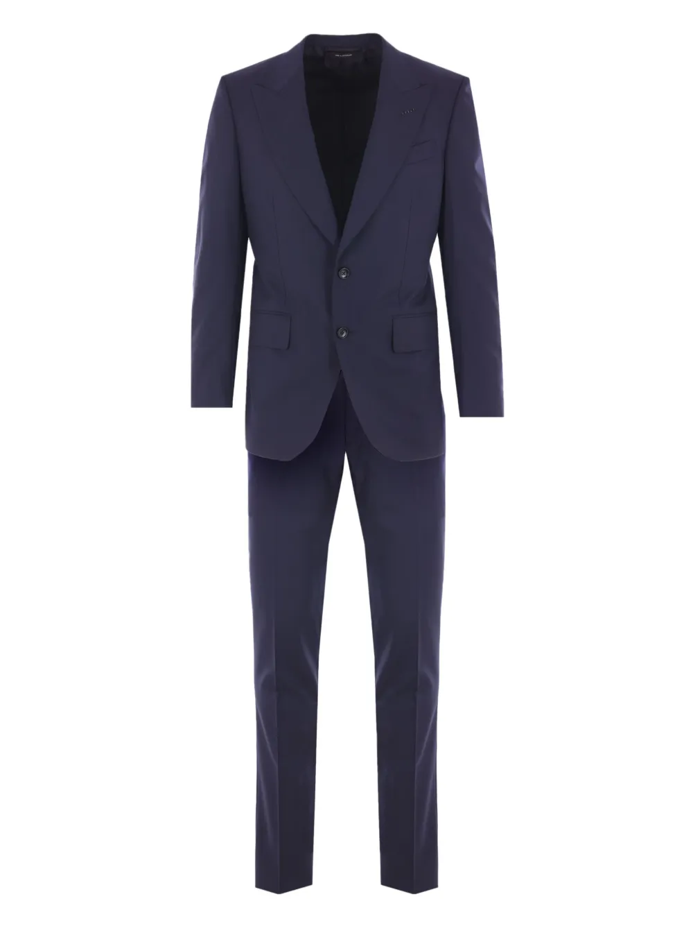 TOM FORD Wollen pak met twee knopen Blauw
