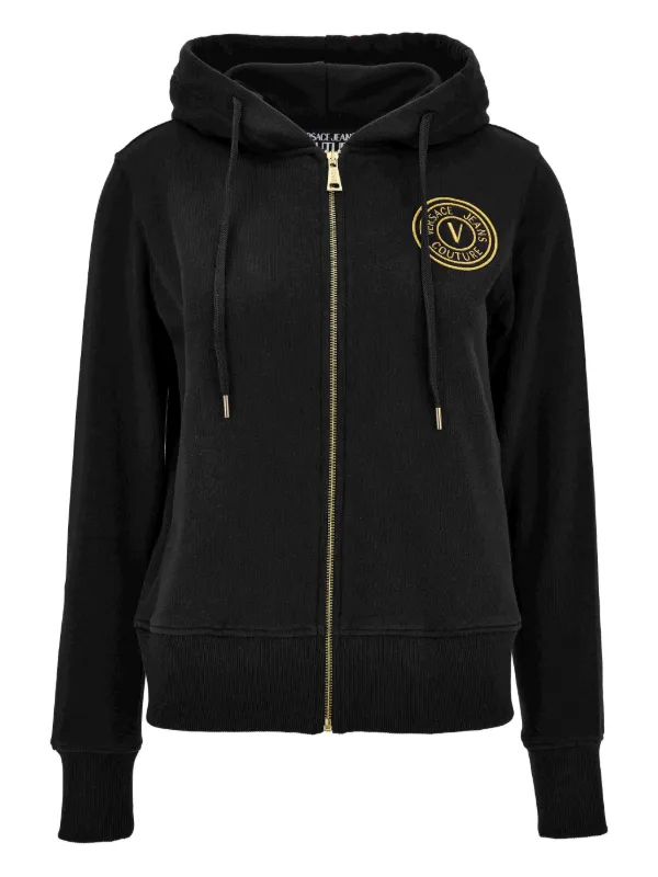 Versace Jeans Couture ジップアップ パーカー | ブラック | FARFETCH JP