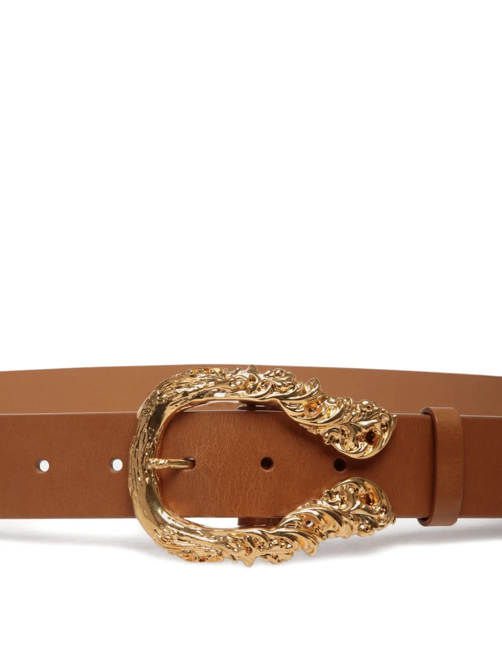 Bally Leren gespriem Bruin
