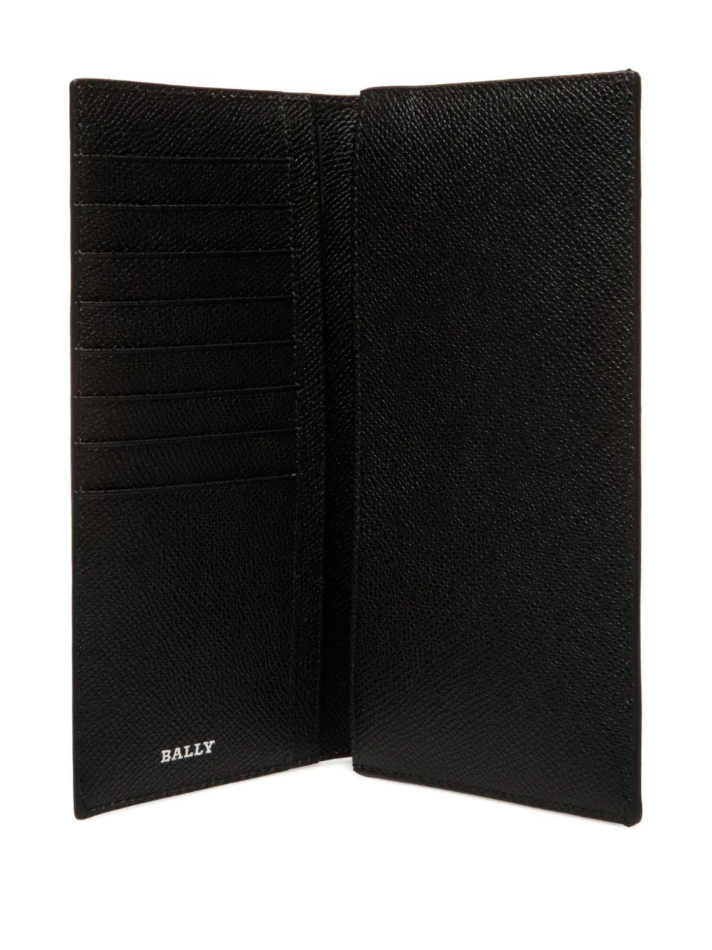 Bally Leren portemonnee Zwart