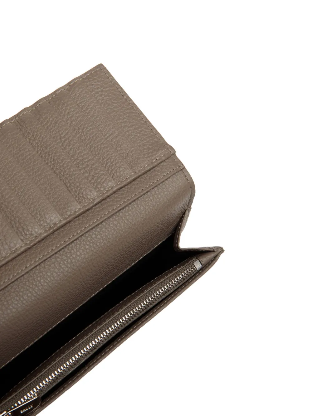 Bally Leren portemonnee Beige