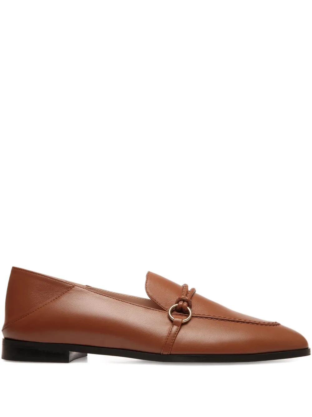 Bally Gevlochten leren loafers Bruin