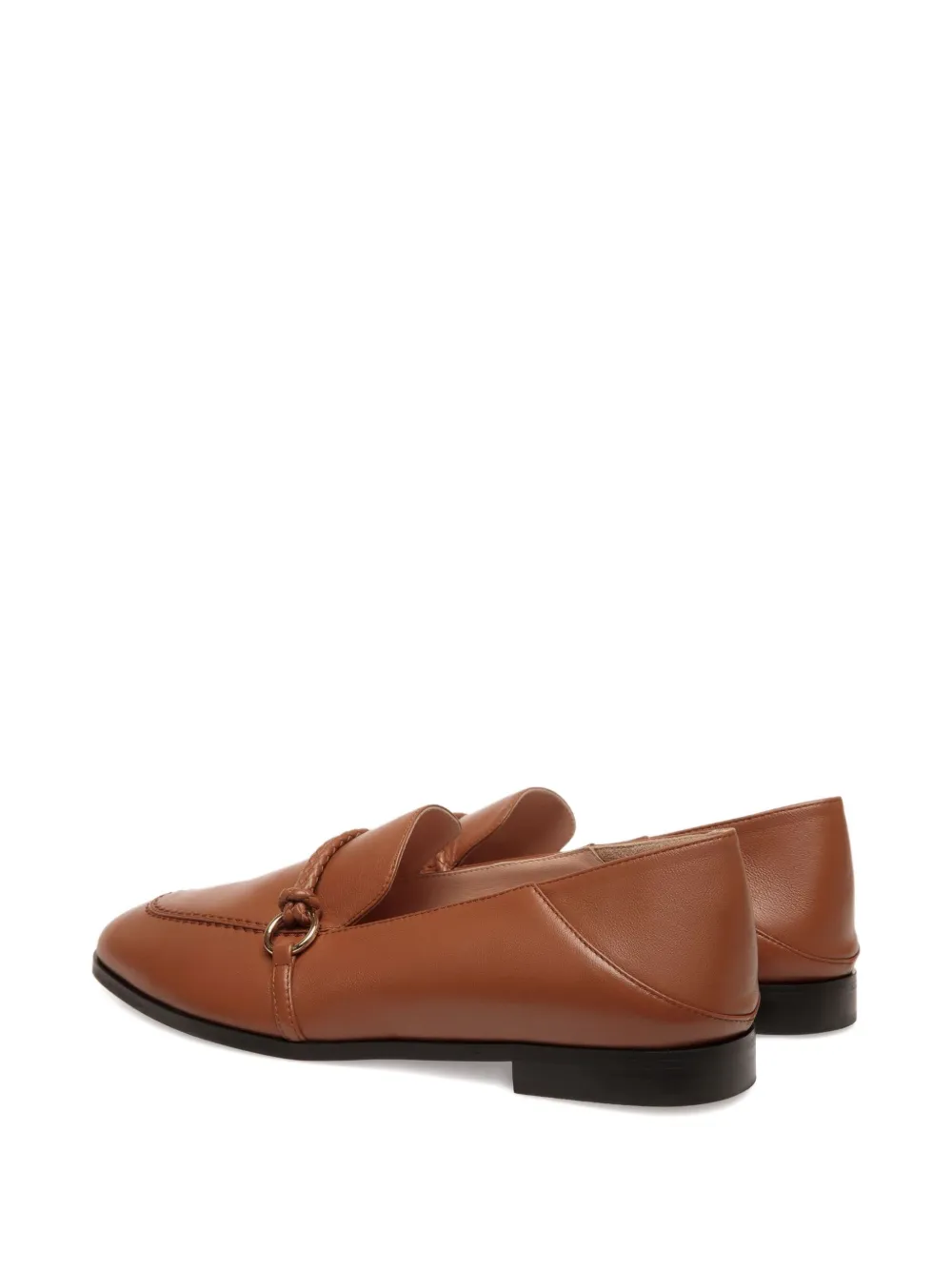 Bally Gevlochten leren loafers Bruin