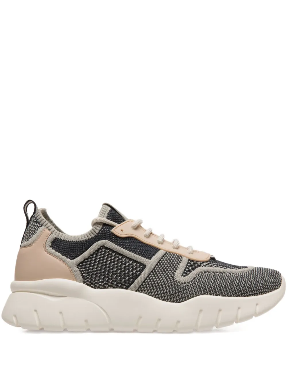 Bally knit panelled sneakers Blauw