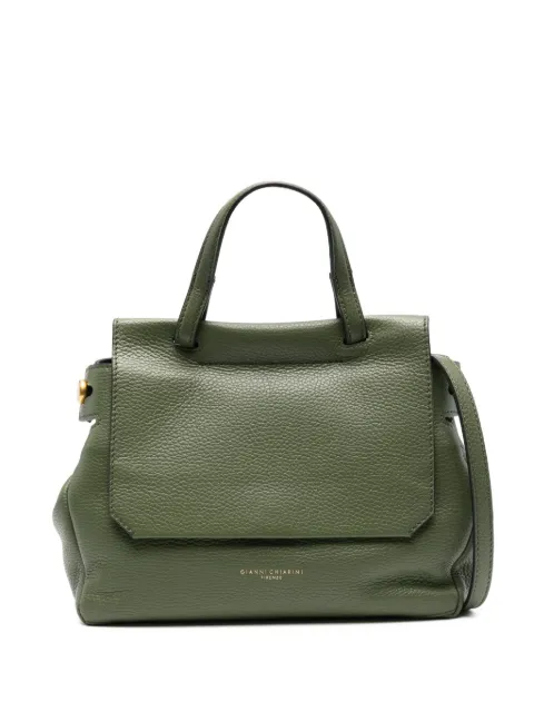 GIANNI CHIARINI Ottavia grained-leather top-handle tote bag