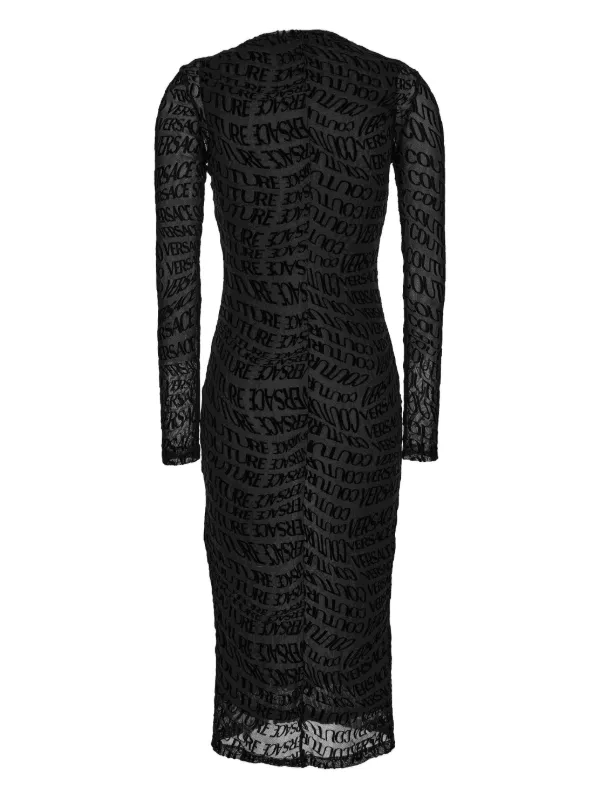 Versace Jeans Couture ロングスリーブ ドレス | ブラック | FARFETCH JP