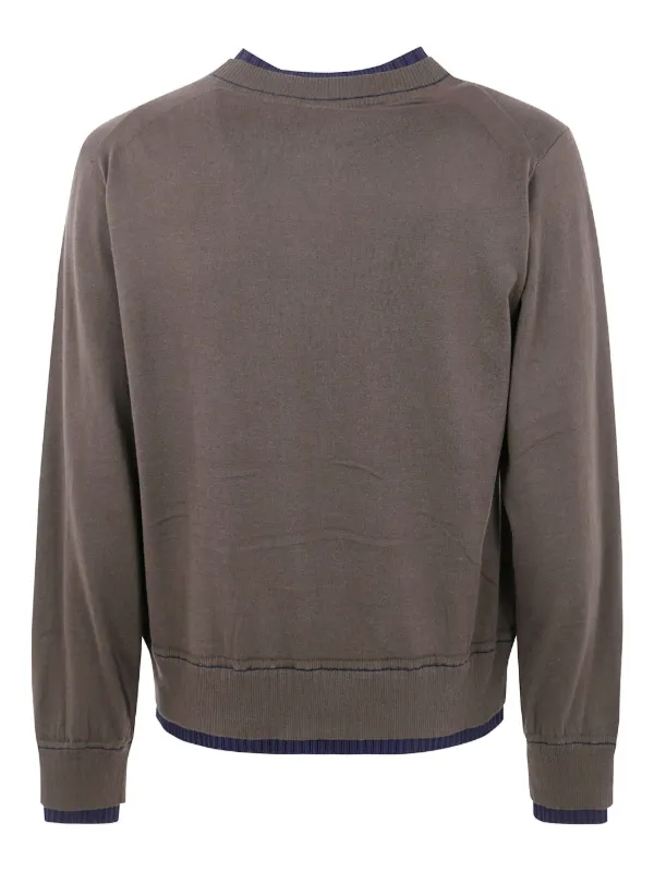 Sacai グレーとイエローのセーター Sacai グレーとイエローのセーター