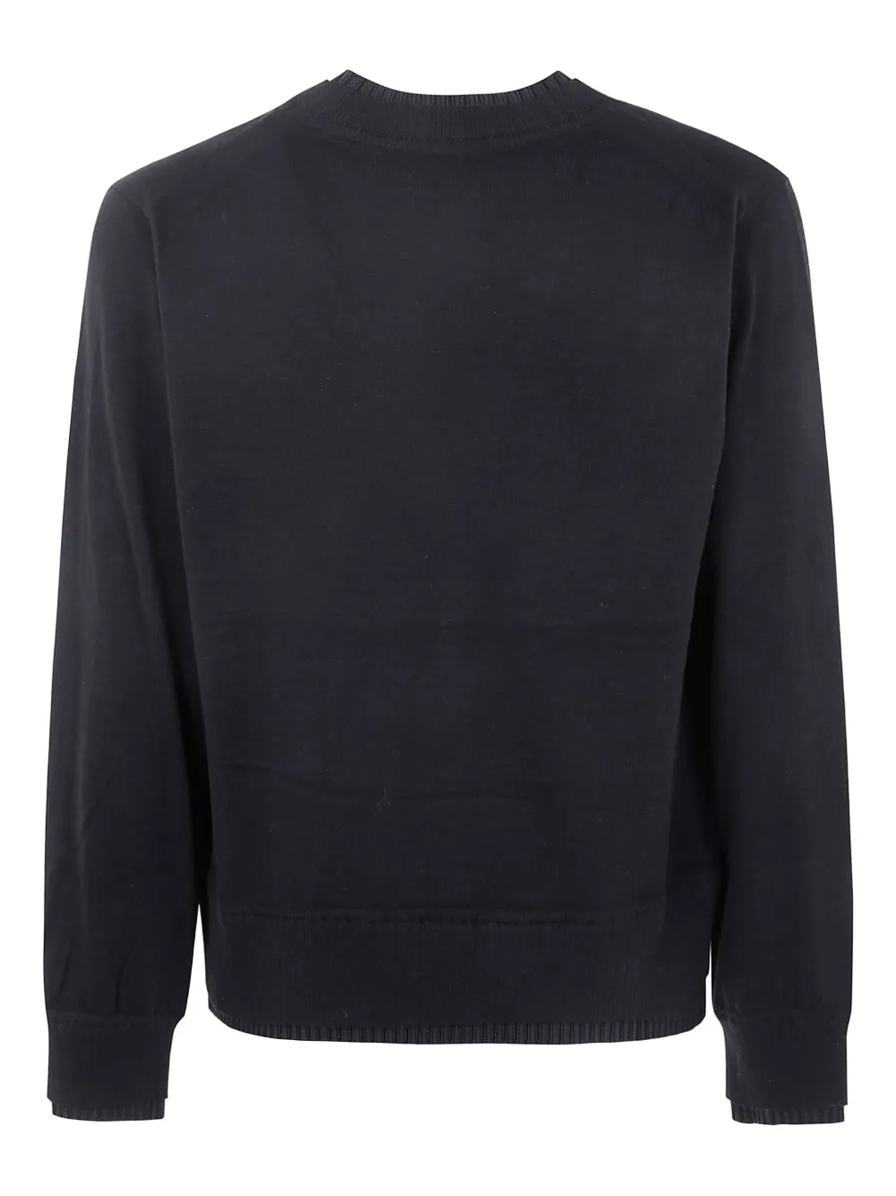 sacai Trui met geribbelde afwerking 001 BLACK