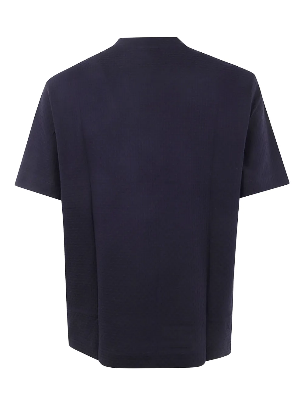 Emporio Armani textured cotton T-shirt | T-Shirts | Image 2
