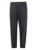 Emporio Armani textured trousers - Black