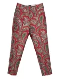 ETRO paisley-pattern trousers - Red