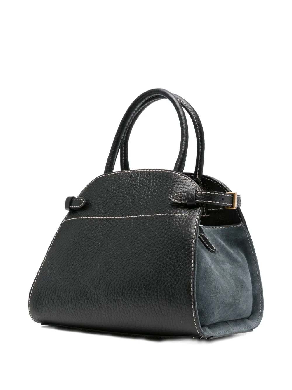 GIANNI CHIARINI Farah shopper van bewerkt leer Zwart