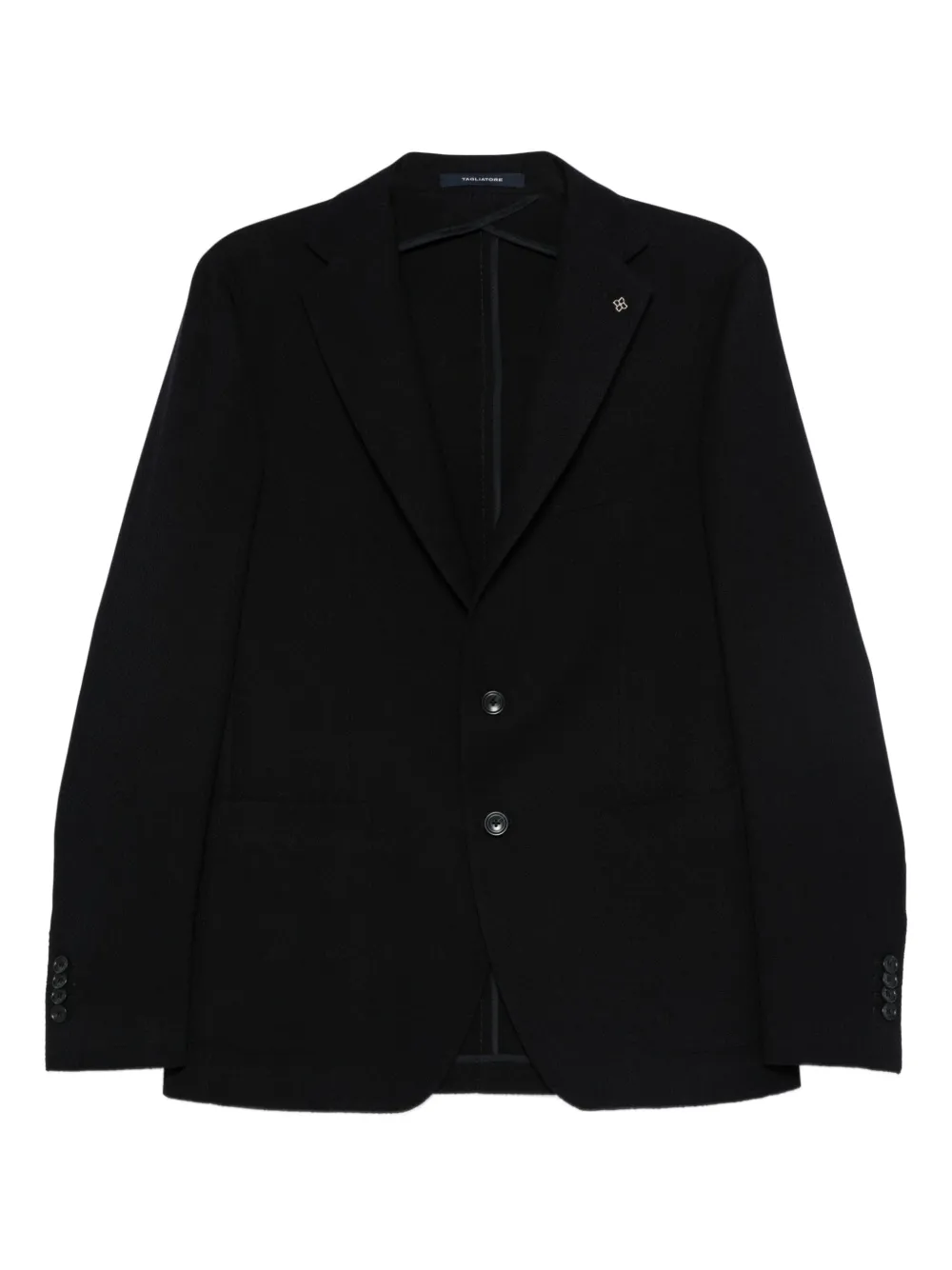 Tagliatore three-button wool blazer Blauw