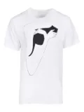 Askthedust Cat graphic-print T-shirt - White