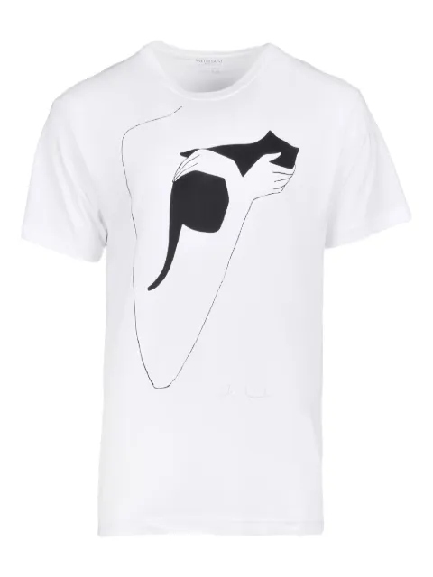 Askthedust Cat graphic-print T-shirt