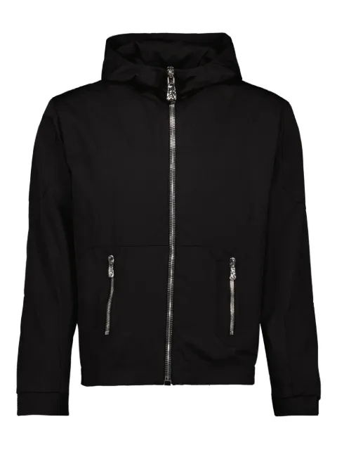 L8 Studio hooded zip-front jacket