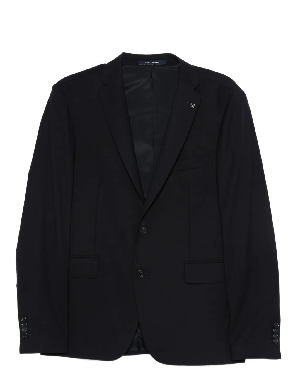 Tagliatore single-breasted wool suit Blauw