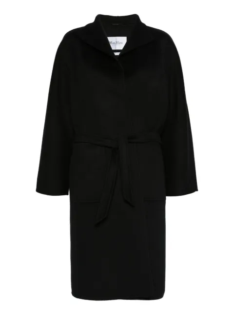Max Mara belted wrap cashmere coat