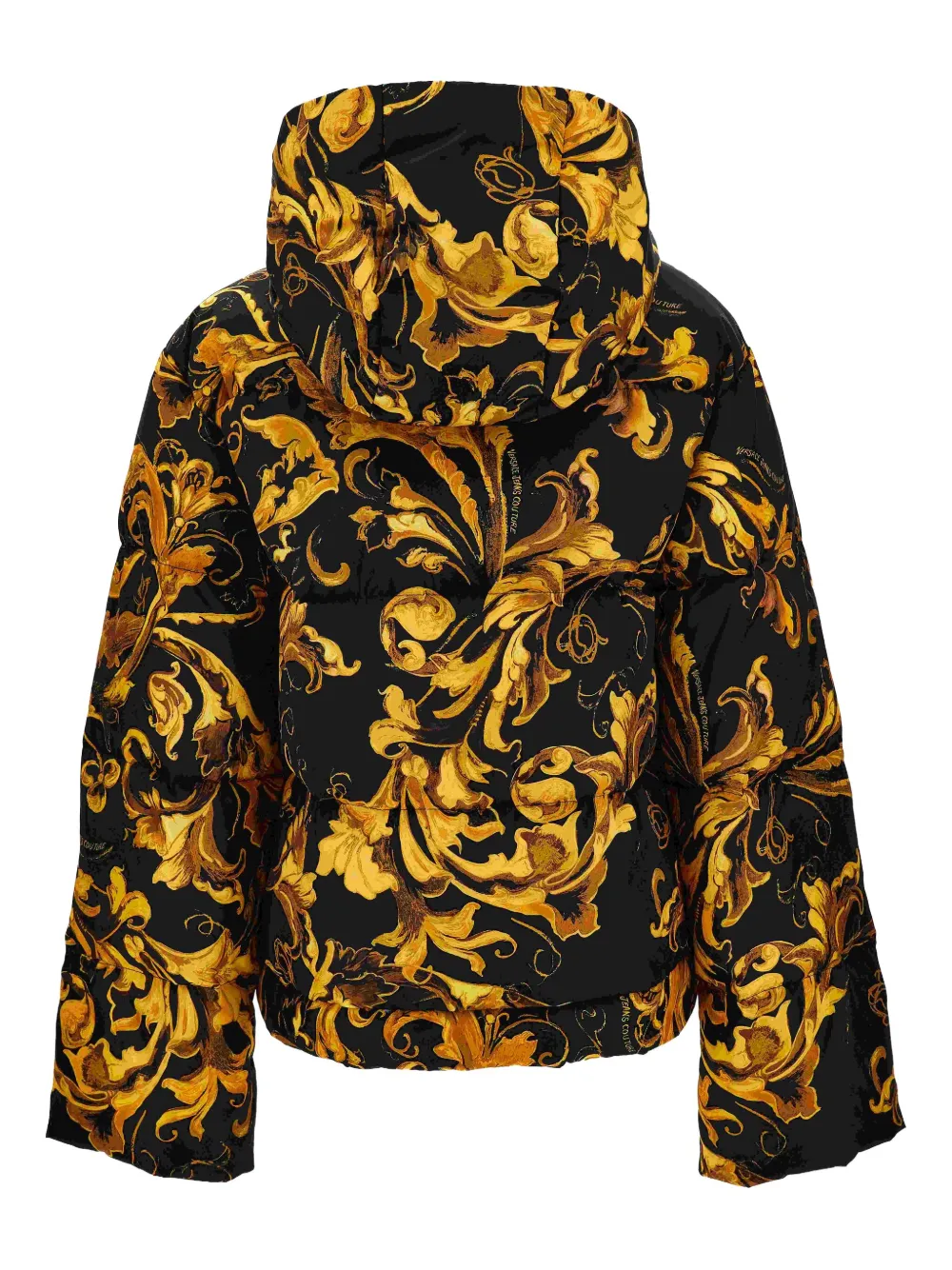 Versace Jeans Couture baroque-print hooded puffer jacket | Down Jackets | Image 2