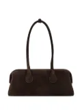 Osoi suede top-handle shoulder bag - Brown
