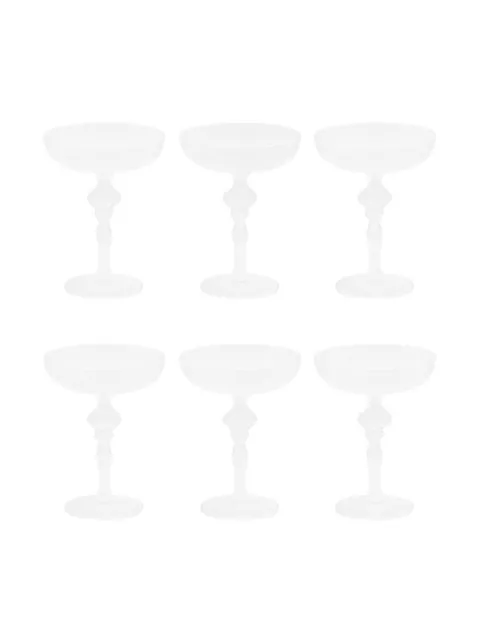 knindustrie coupe stemmed glass (set of six)