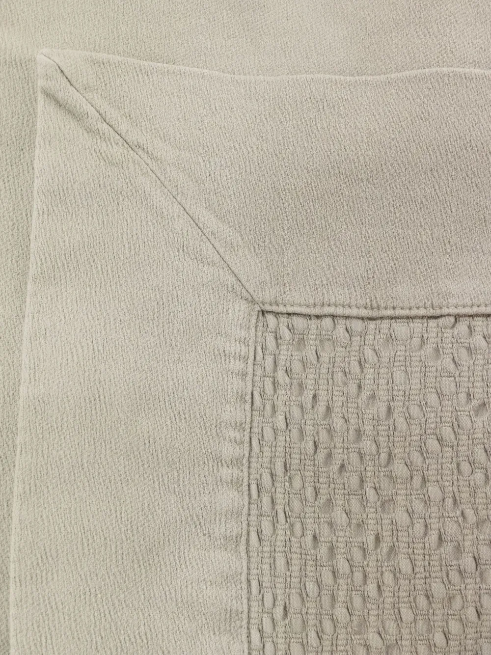 Society Limonta textured cotton throw - Grijs