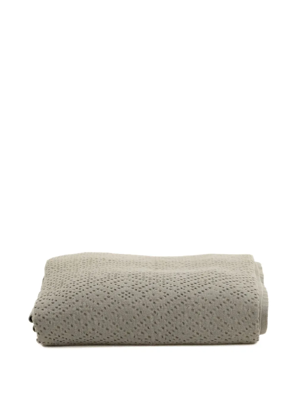 Society Limonta textured cotton throw | Grey | Image 1