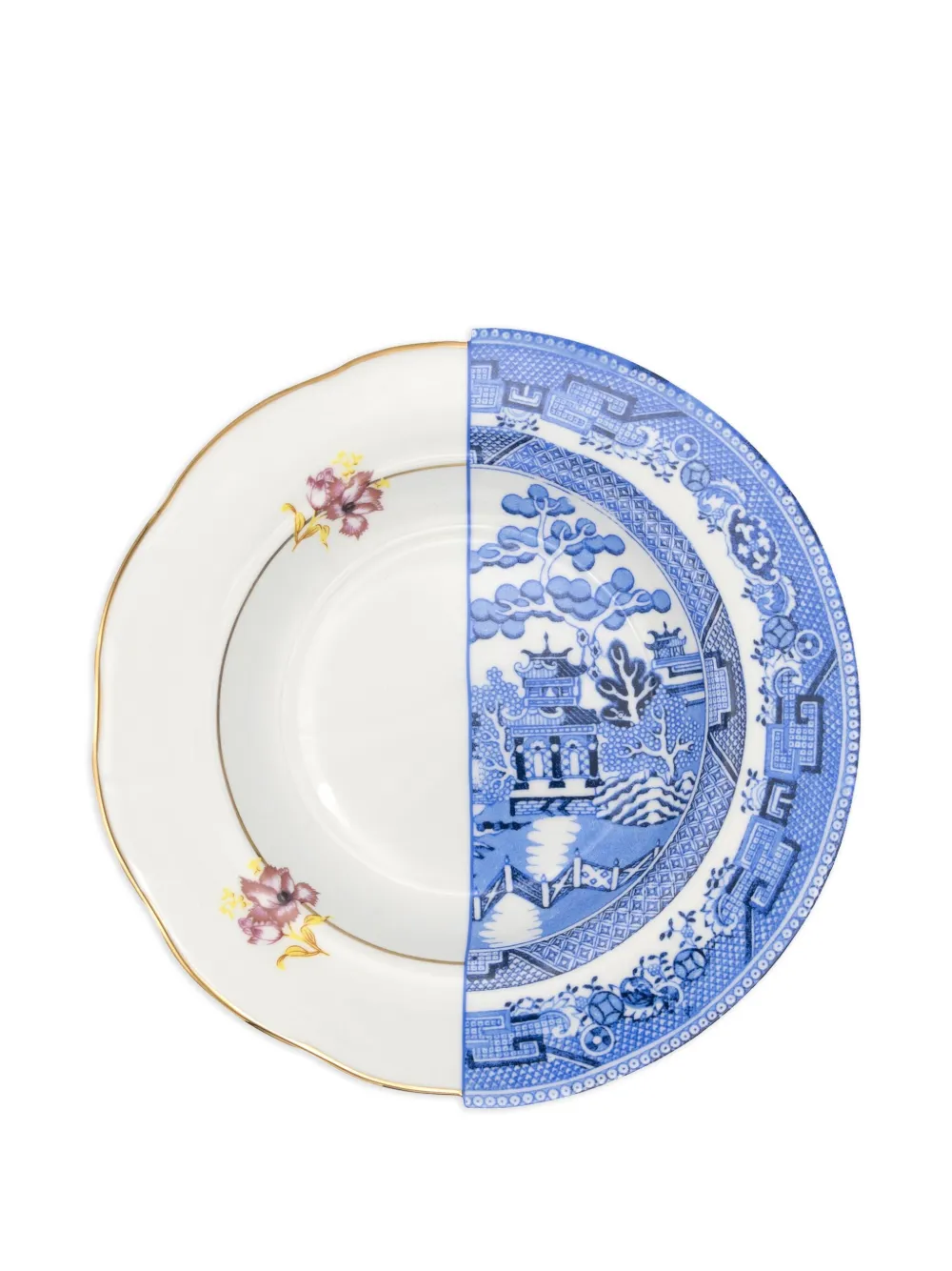 Seletti Floral-patterned Plate In Multi