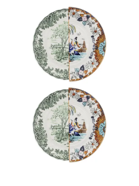 Seletti oriental-floral plates