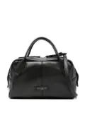 GIANNI CHIARINI Emily grained-leather top-handle tote bag - Black