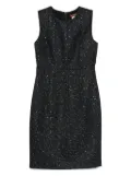 Max Mara sleeveless sequined dress - Blue