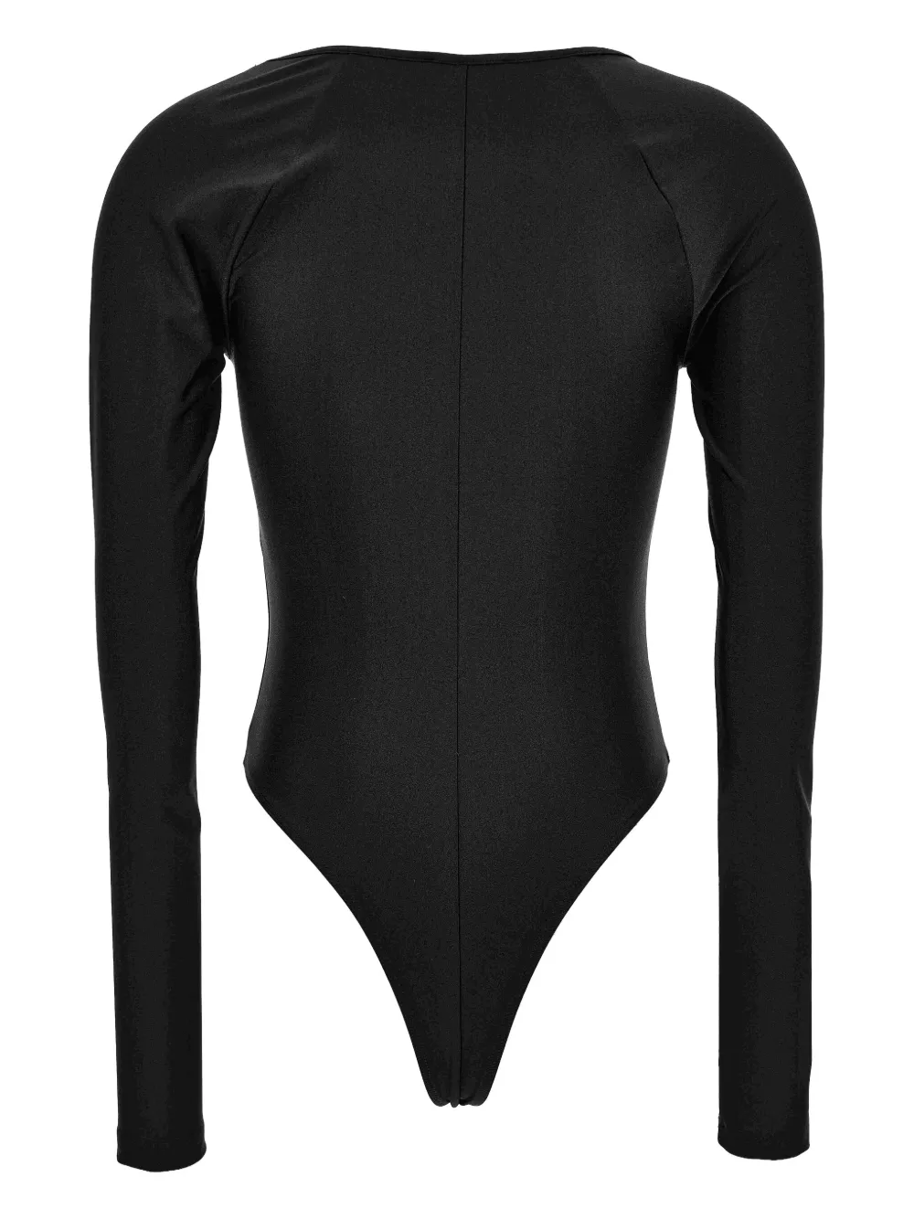 Versace Jeans Couture keyhole long-sleeve bodysuit Zwart