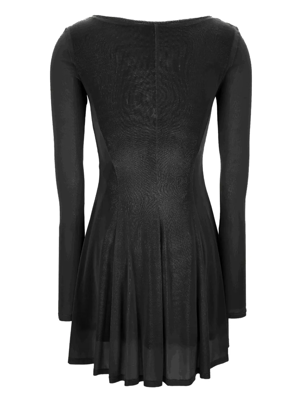 Versace Jeans Couture Skaterjurk met diepe ronde hals - Zwart