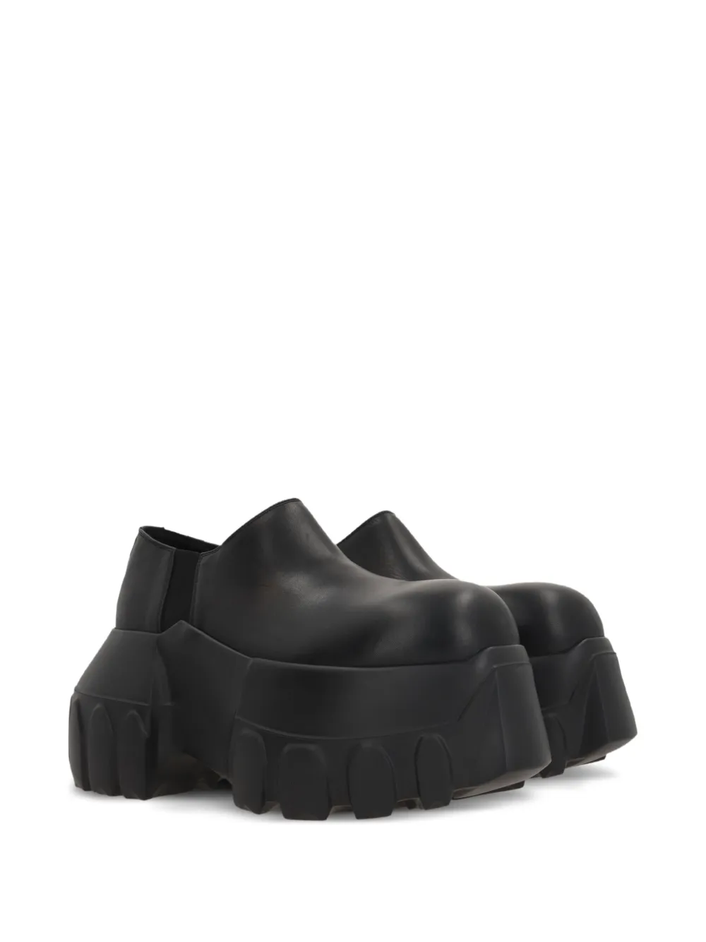 Rick Owens Loafers met plateauzool Zwart