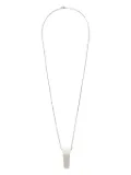 Rick Owens Trunk Charm necklace - Silver