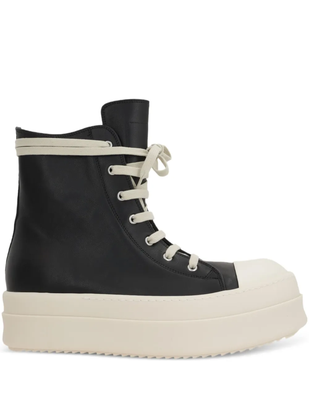 Rick Owens Mega Bumper lace-up platform sneakers Black