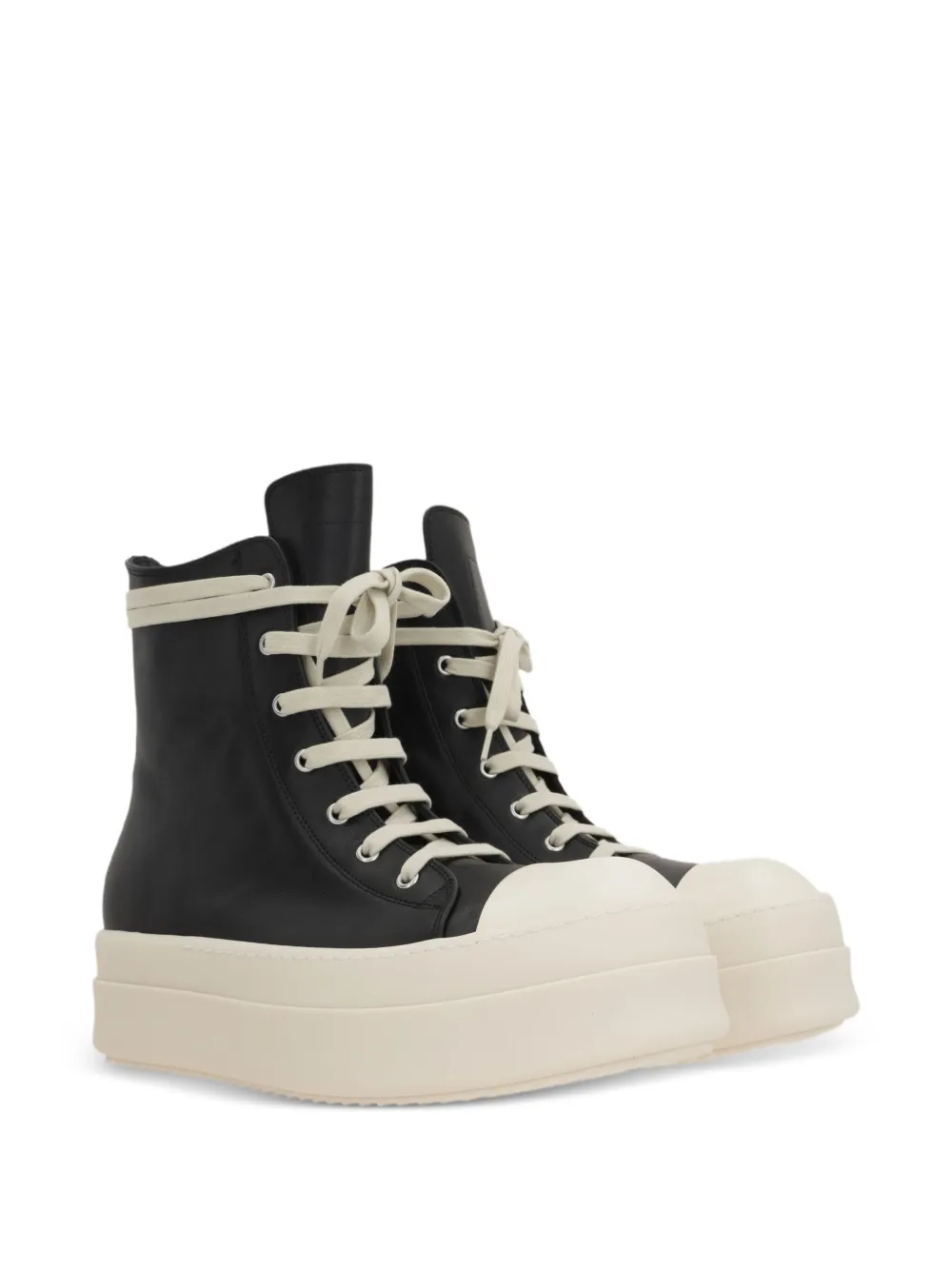 Rick Owens Mega Bumper lace-up platform sneakers Black