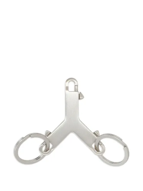 Rick Owens double-ring keychain