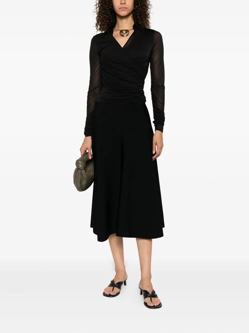 Max Mara mesh-sleeve blouse | Blouses | Image 2