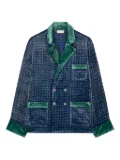 Pierre-Louis Mascia Kanpur double-breasted blazer - Blue