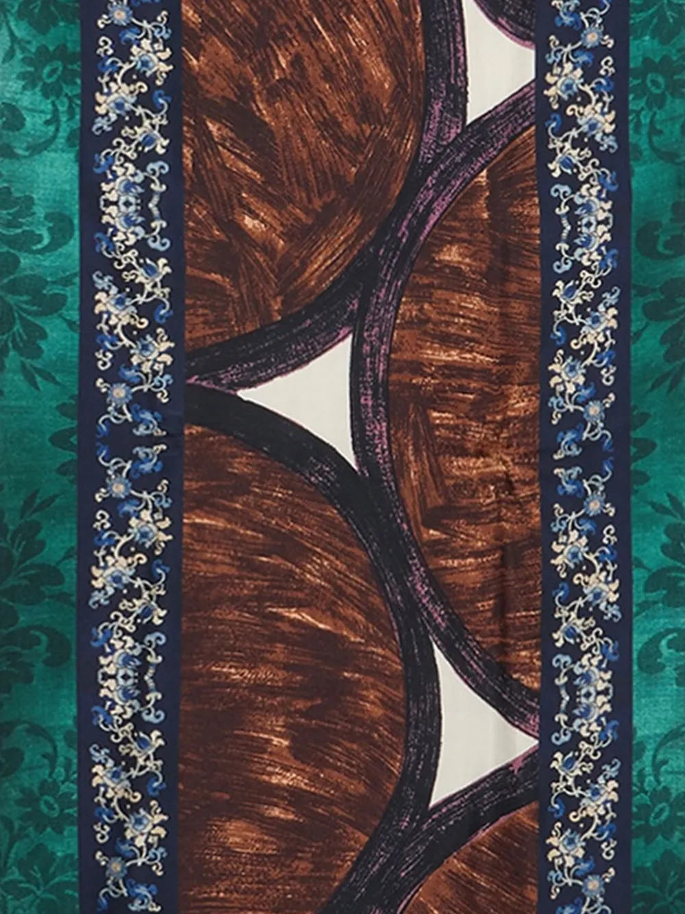 Pierre-Louis Mascia printed silk scarf Bruin