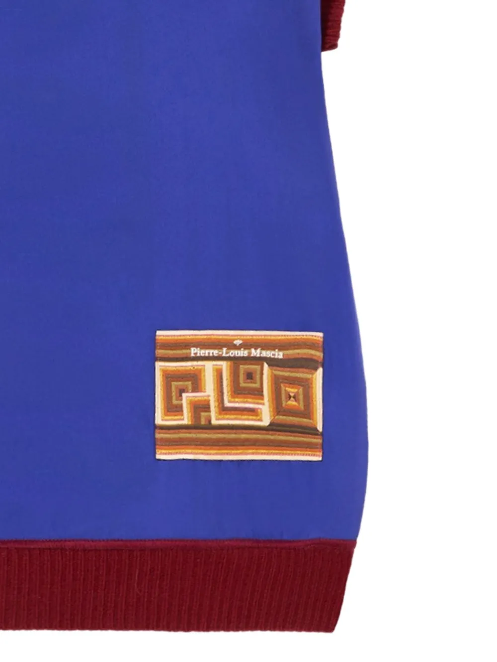 Pierre-Louis Mascia V-neck patch vest Blauw