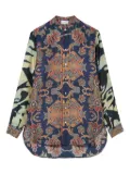 Pierre-Louis Mascia ALOE silk shirt - Blue